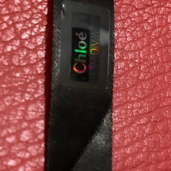 Chloe Aurore Padlock wallet with key. Orange - Picture 15 of 15